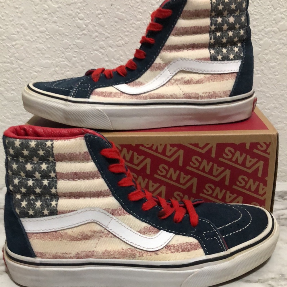 Vans American flag sneakers